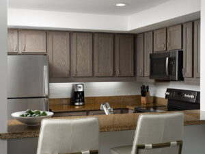 Dining Bar, Well Stocked Kitchen